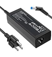 QXA Charger Replacement for HP Laptop 65W 45W Computer Charger Smart Blue Tip Power Adapter