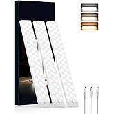 Rihvy Under Cabinet Lighting Wireless, 3 Packs Rechargeable Motion Sensor Light Indoor Disassembled,