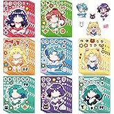 Sailor Anime Moon Stickers 24 Sheets Sticker Cute Cartoon Charaters Make Your Own Sticker, Make a Fa