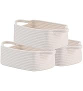 Small Woven Basket, 12 x 8 x 4.5 Inches, Small Storage Baskets for Organizing, Gift Baskets Empty...