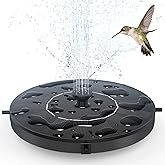 Solar Fountain Water Pump for Bird Bath, Floating Solar Powered Water Fountain Pump for Bird Bath, G