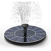 Solar Fountain Water Pump for Bird Bath, New Upgraded Mini Solar Powered Fountain Pump 1.5W Free Sta
