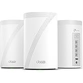 TP-Link Deco 7 Pro BE63 Tri-Band WiFi 7 BE10000 Whole Home Mesh System - 6-Stream 10 Gbps, 4x2.5G Po