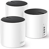 TP-Link Deco X55 AX3000 WiFi 6 Mesh System - Covers up to 6500 Sq.Ft, Replaces Wireless Router and E