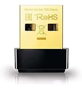 TP-Link Nano AC600 USB Wifi Adapter(Archer T2U Nano)- 2.4G/5G Dual Band Wireless Network Transcei...