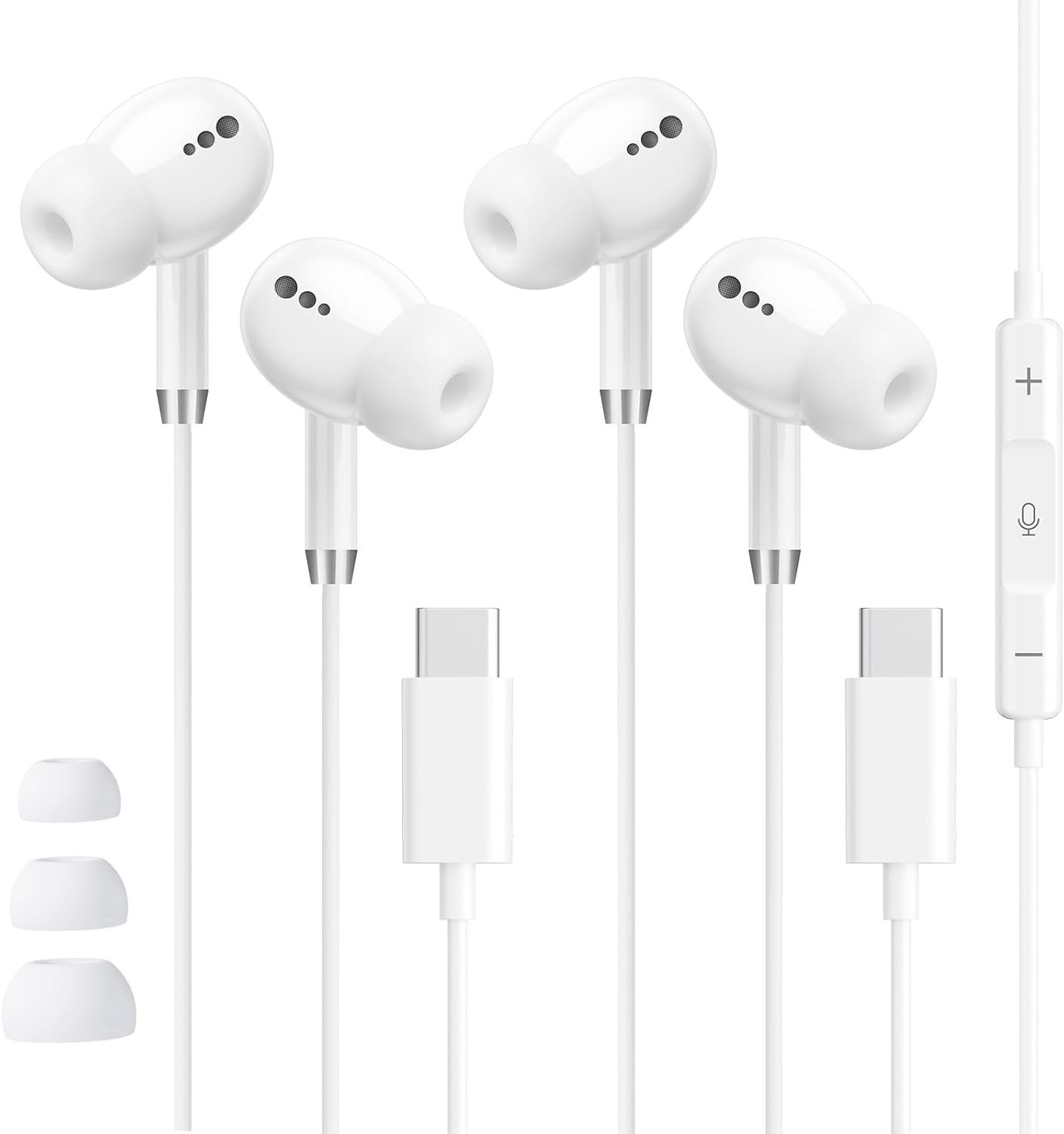 USB C Wired Earbuds 2-Pack Review: Best Budget iPhone 15-17 Headphones?