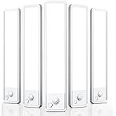 Under Cabinet Motion Sensor Lighting: Dimmable Rechargeable Lights Indoor - Battery Operated Lights 