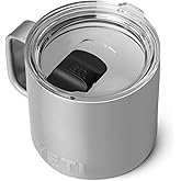 YETI Rambler 14 oz Ceramic Lined Stackable Mug, Vacuum Insulated, Stainless Steel with MagSlider Lid