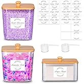 efluky 3 Pack Laundry Pods Container & Dryer Sheet Holder Set, Clear Laundry Room Organization Conta