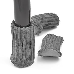 24 - Piece Collection of High - Elastic Woolen Chair Leg Socks: Non - Slip Floor Safeguards for Tabl
