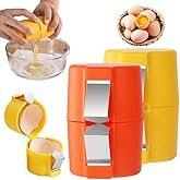 2Pcs Egg Shell Opener, 2025 New Egg Cracker Tool for Raw Eggs, Hard Boiled Egg Peeler Egg Cube Egg S