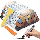30+2P Wood Filler Sticks, Windspeed 30 Colos Wood Filler Putty Wax Crayons Furniture Repair Kit Putt