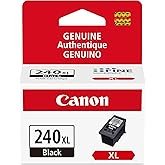 Canon PG-240 XL Genuine Black Ink Cartridge, Compatible with MG2120/3120/4120, MX512/432/472/372/392