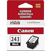 Canon PG-243 Genuine Black Ink Cartridge, Compatible with iP2820, MX492, MG2420/2520/2920/2922/2924/