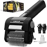 Electric Grill Brush, Grill Cleaner with LED Light, with 800 RPM Motor, 304 Removable Stainless Stee