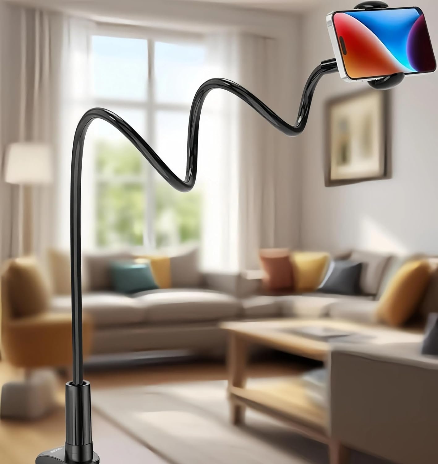 Gooseneck Flexible Phone Holder Review: Best Bed Mount Under $20?