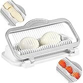 Larger Egg Slicer for Hard Boiled Eggs Banana Slicer, Aluminium & Stainless Steel Wires Strawberry s
