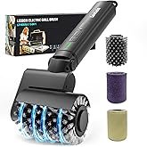 Leebein Electric Grill Brush for Outdoor, 2026 Upgraded BBQ Grill Cleaner with 3 Heads, 3-Speed & An