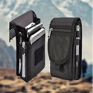Mobile Phone Bag Casual Waist Bag Pen Insertion Bag Flip Top Mobile Phone Waist Hanging Bag