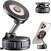 Phone Holders for Your Car, Car Phone Holder for Magsafe [Upgraded Strongest Suction & Magnetic] 360